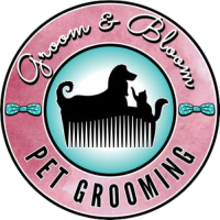 Groom and Bloom Pet Grooming Logo
